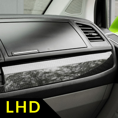 For VW Transporter T6 LHD Lower Dash Styling Trims Carbon Effect