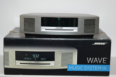 Bose Wave Music System III Digital DAB+ Radio CD Titan-Silber Touch