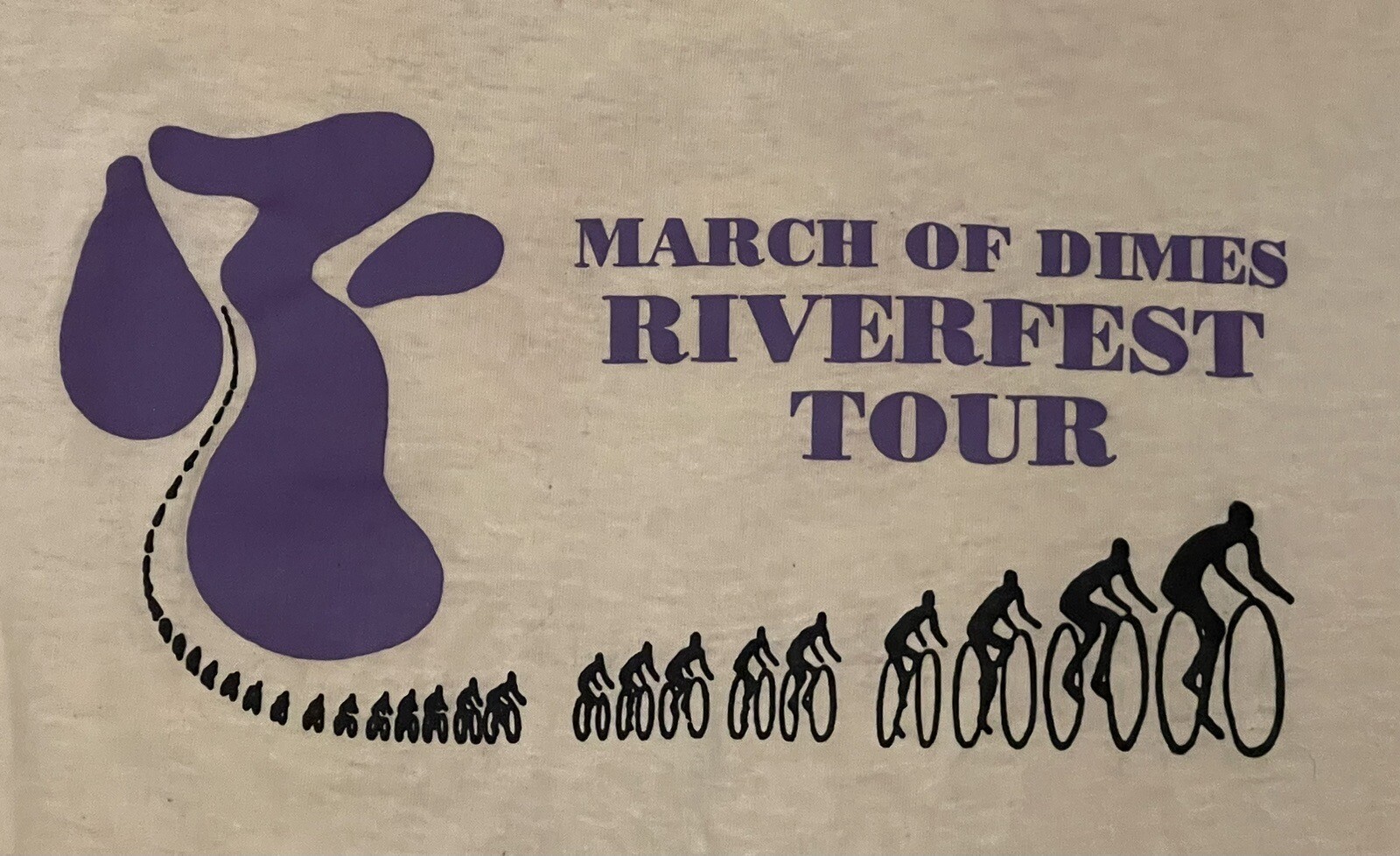 Vintage 1980s Single Stitch March of Dimes T Shirt La Crosse, WI