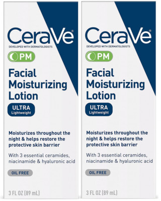 Cerave Gesichts-Feuchtigkeitslotion PM 3 Unzen (2er Pack) 3 Unzen 
