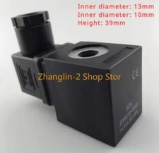 Solenoid Valve Coil 220V 14.5VA/8W LargeHole 13 Small Hole 10 H 39 12V 24V 110V