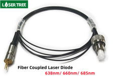 LASER TREE 638nm 660nm 685nm 4um Single mode Fiber Coupled Laser Diode