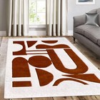 Viscose Area Rug 5x8, Tufting Wollen Carpet, Handmade ! 6x9, 7x10, 8x11 ! Geomet