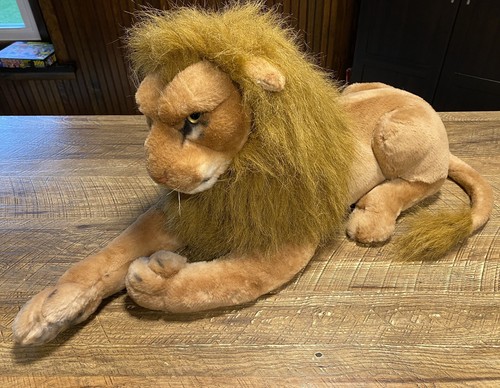 4 Best Made Toys extra große 29 Zoll Plüschtiere Löwe Leopard Tiger weiß Bengal - Bild 4 von 12
