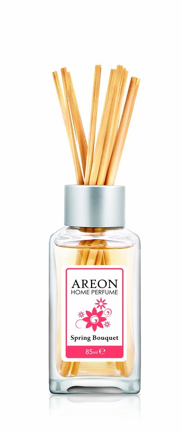 Areon Home Luxury Perfume Reed Diffuser + 10 Rattan Reeds, Spring