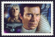 Canada sc#2986 Star Trek: Admiral Kirk vs Khan Noonien, from Booklet - Used