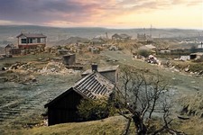 bbc0716 - Site of Brynmawr Railway Station 5 April 1965 - print 6x4