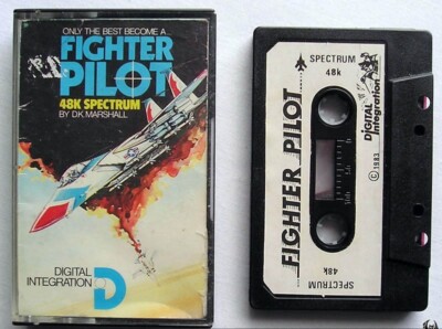 Sinclair ZX Spectrum 48K Spiel - FIGHTER PILOT - Digitale Integration - Getestet