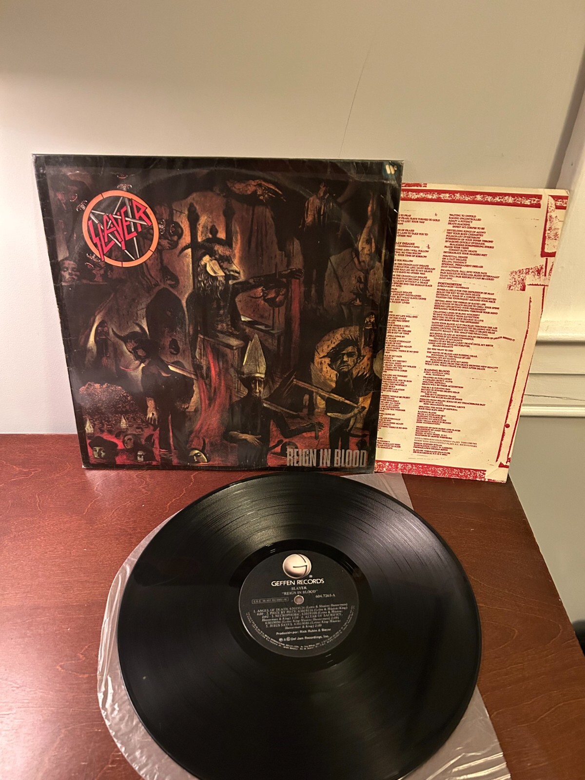 USオリジナル盤】SLAYER Reign In Blood LP
