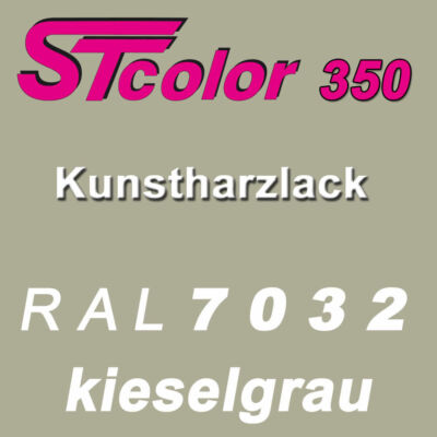 1 kg STC 1K Kunstharzlack RAL 7032 kieselgrau glänzend seidenglänzend seidenmatt