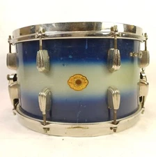 Slingerland #194 8x14"Super Gene Krupa Radio King Snare Drum Blue Silver Duco40s