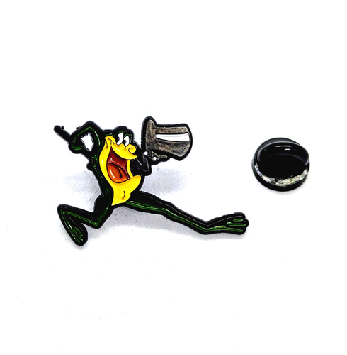 MICHIGAN J. FROG PIN Warner Bros. Cartoon Top-Hat+Cane Frog Enamel Lapel Brooch - Picture 4 of 4