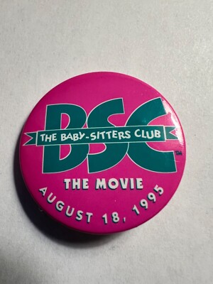 Baby-sitter's Club the Movie Pin 1995 babysitters BSC Vintage