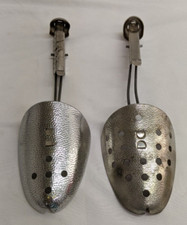 Vintage Metal Shoe Tree Stretchers Adjustable Universal   TF