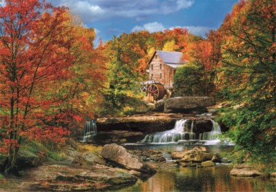 Puzzle Clementoni 2000 Teile  HQ Glade Creek Grist Mill 97 x 66 cm