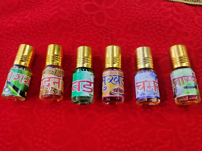 Attar For Pooja Use|Men|Women Original, Strong Fragrance pack of 2 , 3ml each