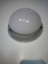 Antica Plafoniera alluminio e vetro