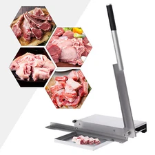 Heavy Duty Manual Meat Bone Cutter Chopper Chicken Cutting Machine with Blade US