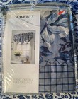 NEWPORT  Waverly Garden Room Valance 100% Cotton 3 Point Double Layer 72 x 18