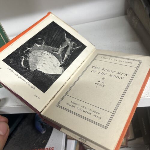First Men in the Moon - 324 Silas Marner 19 Collins Pocket Classics Rare K14 - Bild 4 von 7