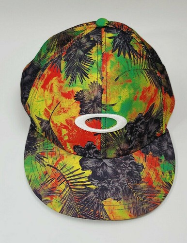 RARE Oakley Hat Cap Snap Back Hawaiian 