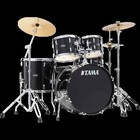 Tama Stagestar 5-piece Complete Drum Set - Black Night Sparkle