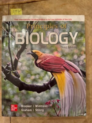 Principles of Biology Textbook by Robert J. Brooker Eric P. Widmaier Linda E....