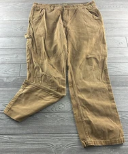 Rocky Outdoor Gear Relaxed Fit Dungarees Brown Utility Work Pants Mens 44X32