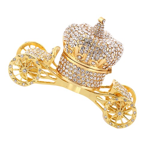 Luxury Crown Ornaments Fairy Tale Props Carriage Adornment - Picture 8 of 11