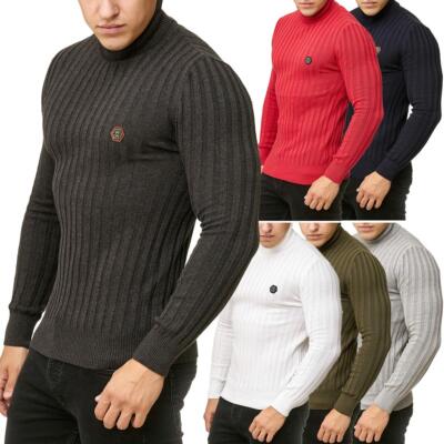Red Bridge Herren Strickpullover Rollkragen- Pullover Upright