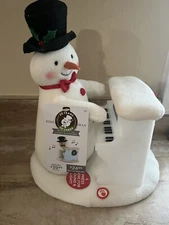 2023 20th Anniversary Hallmark Sing Along Snowman With Sound Light Motion NWT