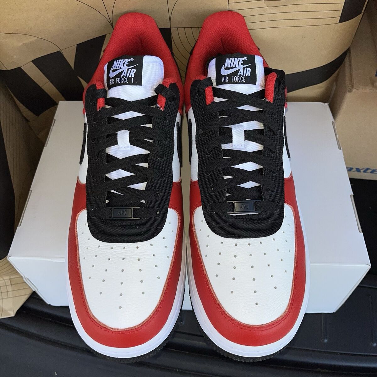 Nike Air Force 1 Low By You ID Mens Size 12.5 Chicago Red Nike Air Force 1 Low By You ID Mens Size 12.5 Chicago Red