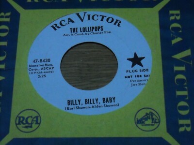 THE LOLLIPOPS, NORTHERN SOUL.  BILLY BILLY BABY /  BIG BROTHER. NM-.
