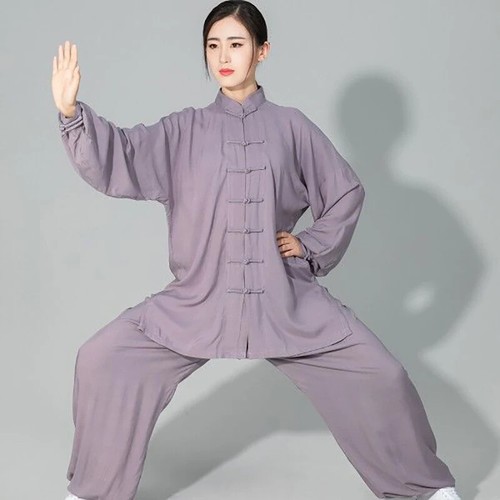 Tai Chi Uniform Cotton High Quality Wu Shu Clothing Martial Arts Wing Chun Suit - Picture 22 of 28