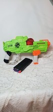 NERF Gun ZOMBIE STRIKE REVREAPER BLASTER With Mag Clip And Nerf Darts