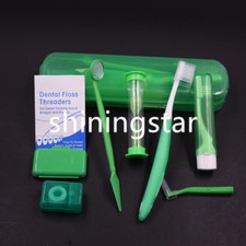 1 Kit Dental Orthodontic Brush Ties Toothbrush Brush Floss Kit Oral Care Boxed