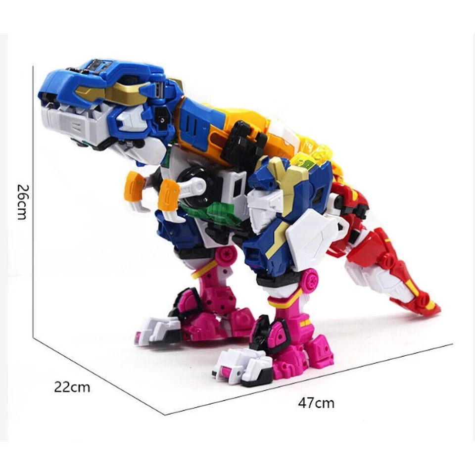 Minifuerza Super Dino Power 2 SUPER TYRAKING T-Rex Dinosaurio Robot Figura NIÑO Regalo Foto 2 de 4