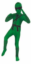 Forum Novelties Ninja Jumpsuit w Removable Hood 2pc Halloween Child Costume B...