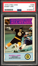1975-76 OPC O PEE CHEE NHL #288 BOBBY ORR HOF All Star PSA 6 EX-MT BOSTON BRUINS