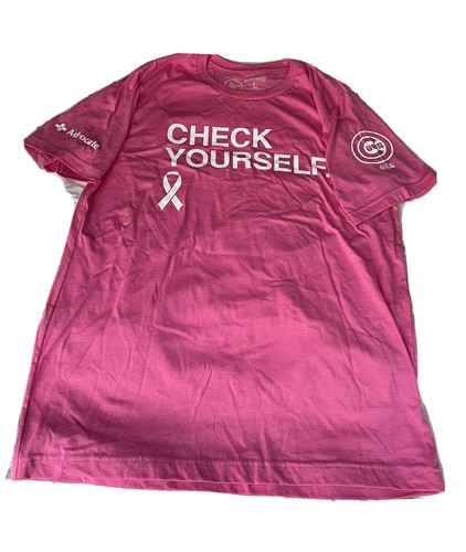 Buy Chicago Cubs Pink Out T-Shirt Size 