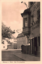 AK Weimar, Weinstuben am Fürstenplatz Straß...