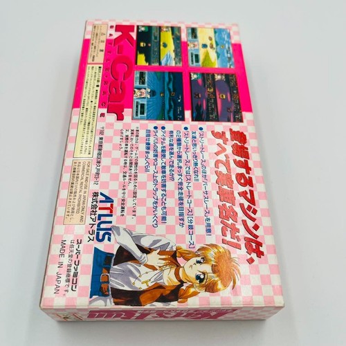 NINTENDO SUPER FAMICOM SFC Kat's Run Zen-Nihon K-Car Senshuken versión JP en caja - Imagen 2 de 12