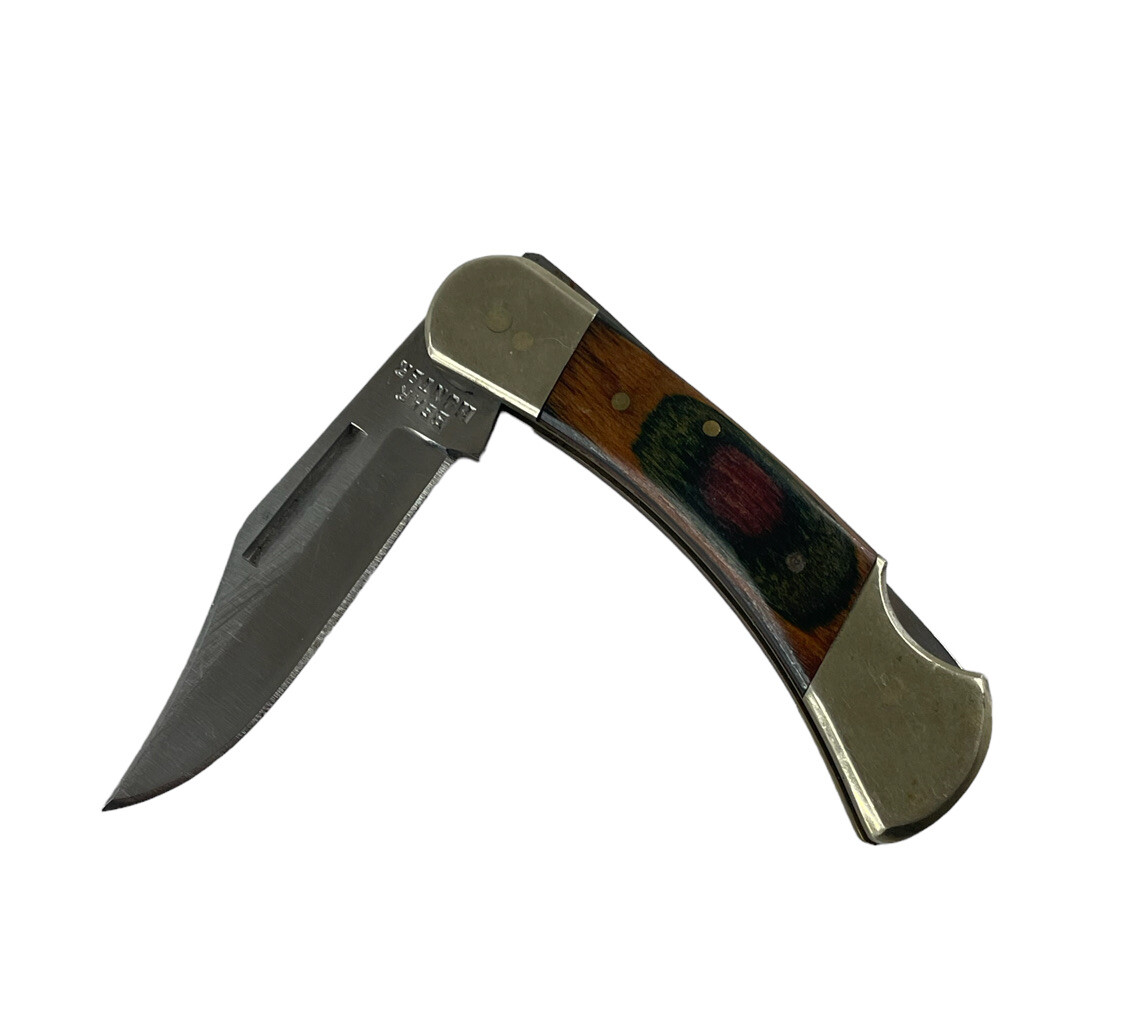 Vintage Bear Hunter Solingen Stainless 440 Pakistan Folding Knife eBay