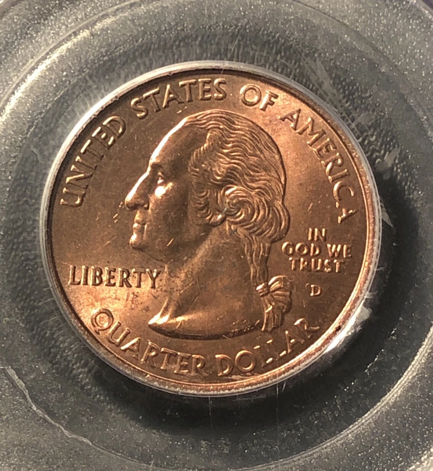 2006 D 25C Nevada State Mint Error PCGS MS64 Sintered planchette ⭐️Rare Error⭐️ - Image 3 of 4