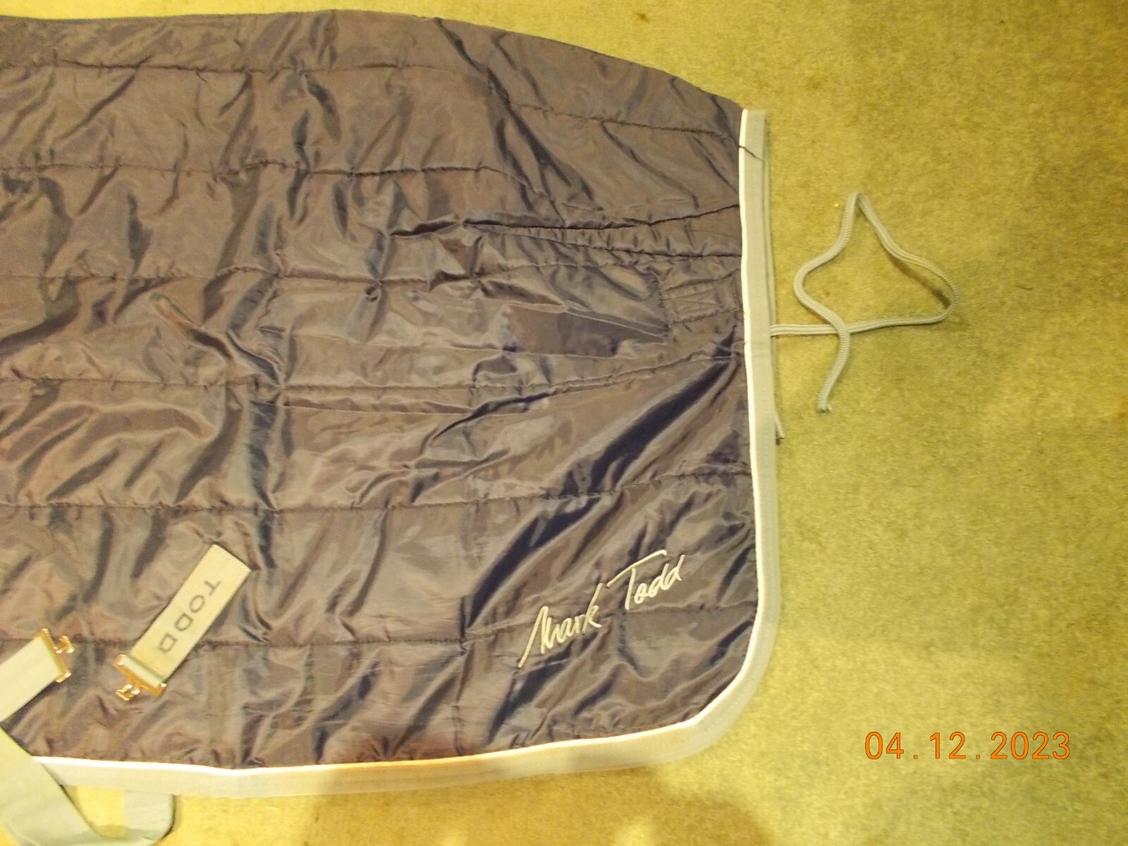 6'0" MARK TODD Stable rug in excellent condition Cotton lining