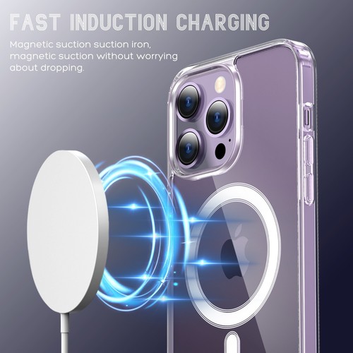 Moderne Wireless Charging Clear Handyhülle iPhone 14 Plus - Bild 8 von 11