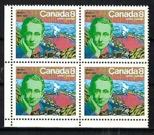 CANADA - SCOTT 654 - VFNH - LL BLANK CORNER BLOCK - GUGLIELMO MARCONI - 1974