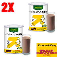 2 X Appeton Weight Gain Powder 900g Adult Nutrition Increase Weight - Fast DHL