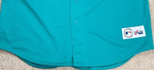 Majestic MLB Vintage Seattle Mariners türkis Baseball Trikot Größe XL - Bild 3 von 8