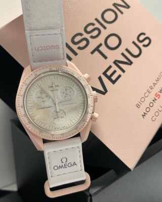時計 Swatch omega Moonwatch Mission to Venus Swatch Omega Moonswatch Mission to Venus - YouTube